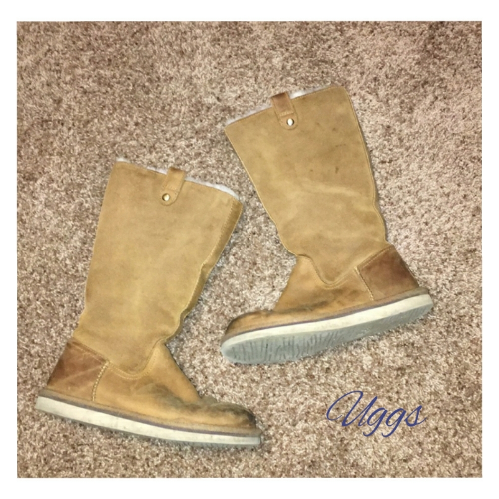 *SALE* Tall Brown Furry Insulated Uggs